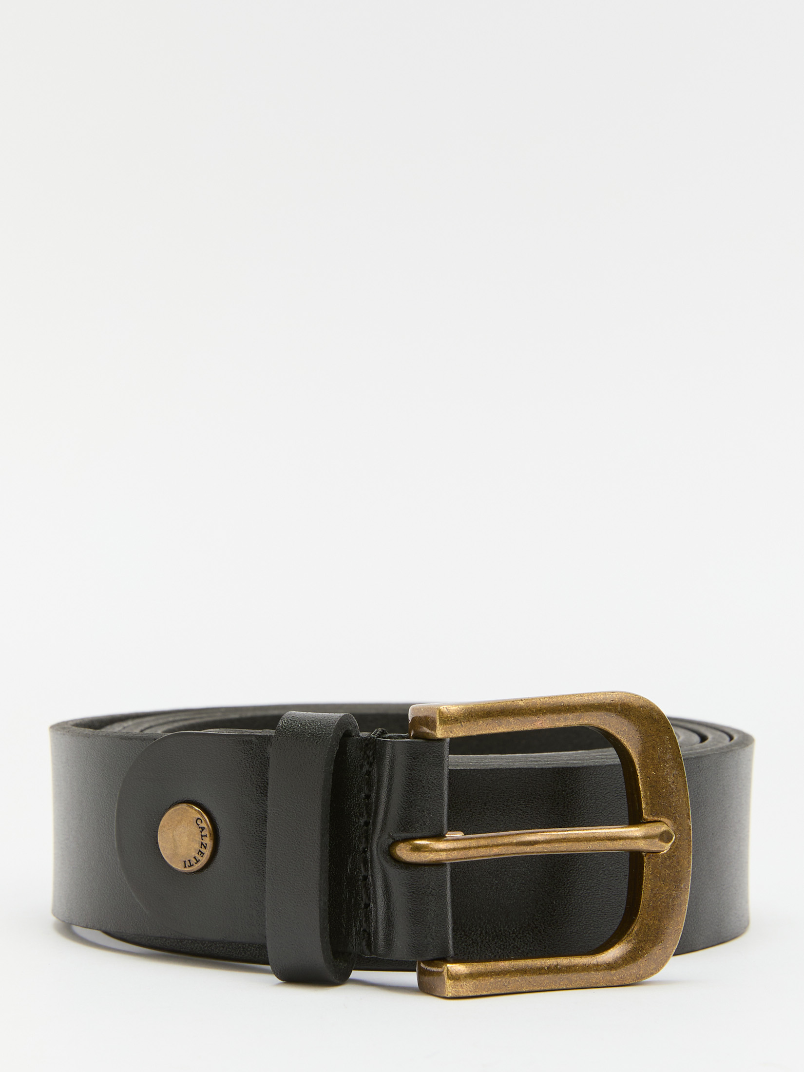 Мужской ремень CALZETTI OSCAR 4291020, черный