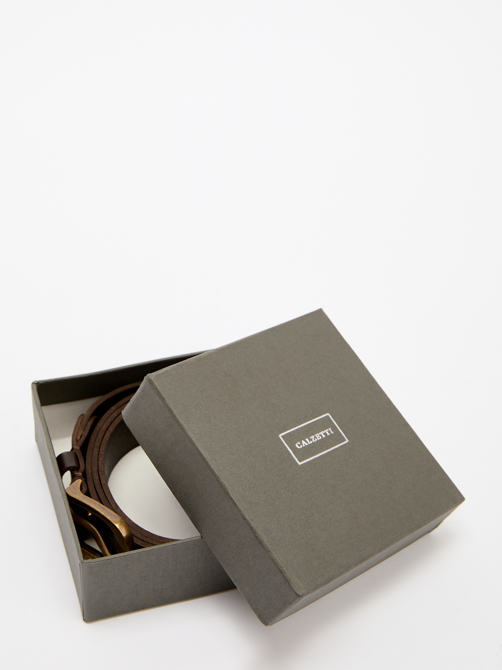 Ремень CALZETTI PHOENIX 4291006, темно-коричневый