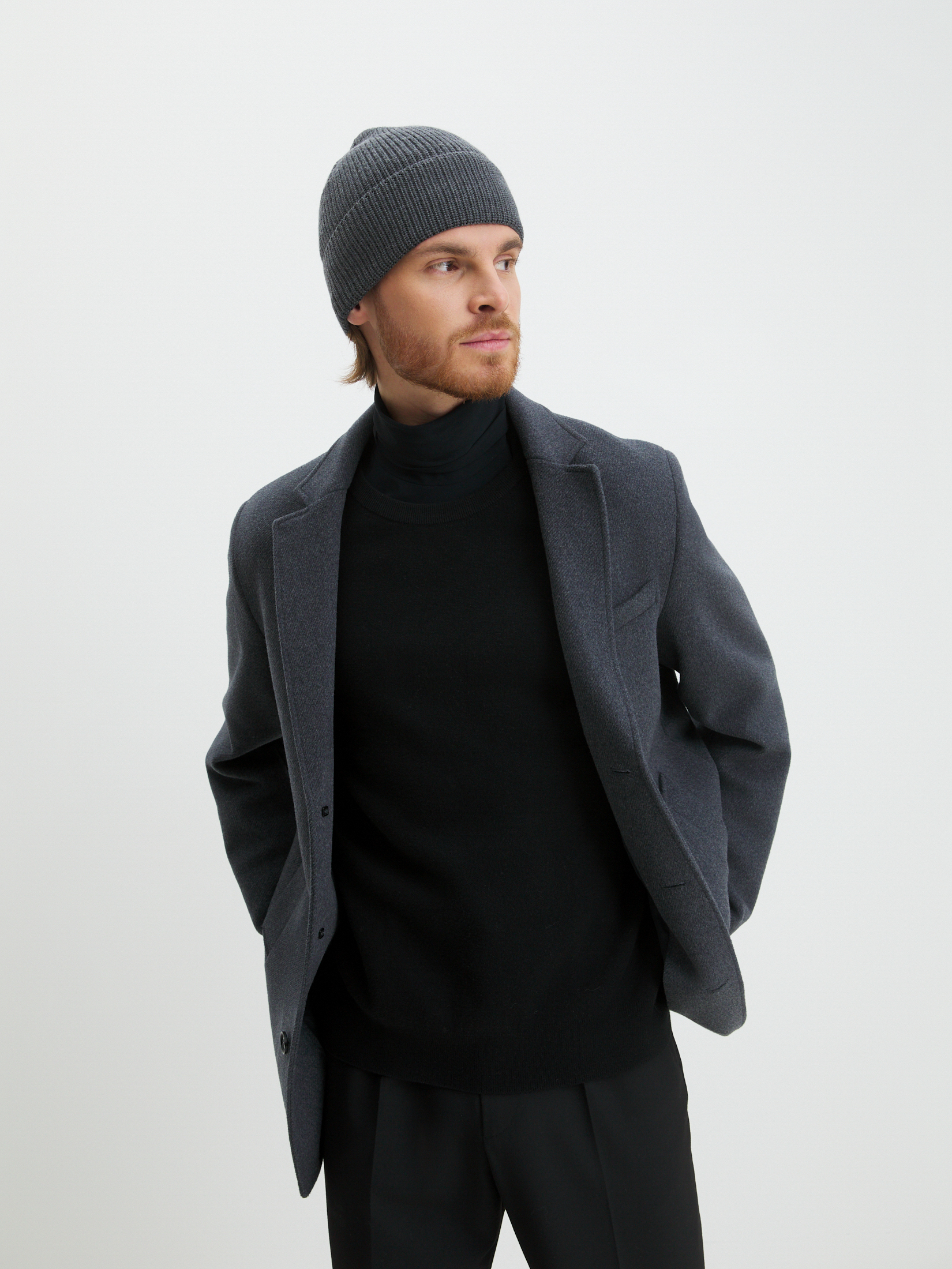 Мужская шапка CALZETTI 4394829, темно-серый
