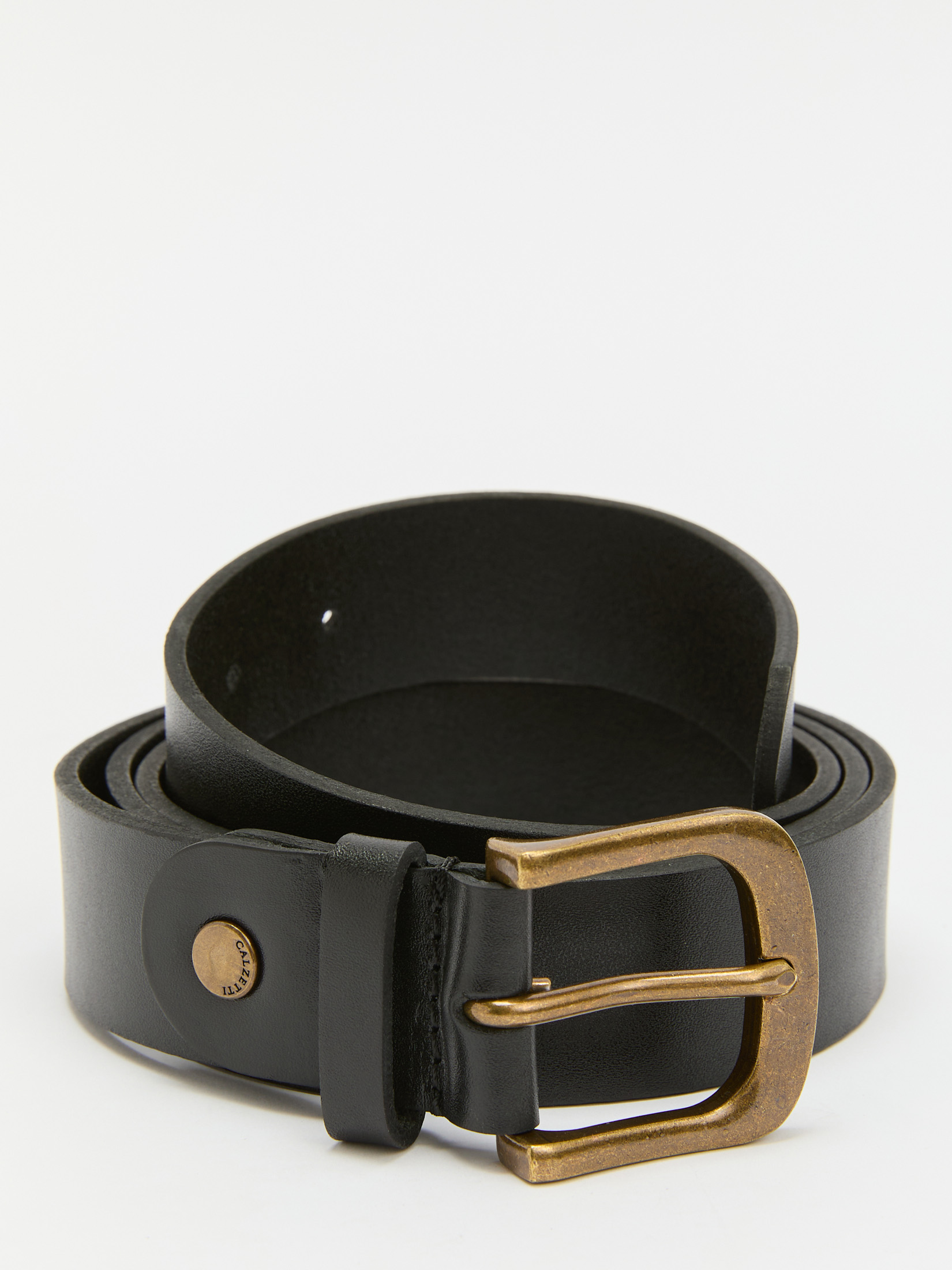 Мужской ремень CALZETTI OSCAR 4291020, черный