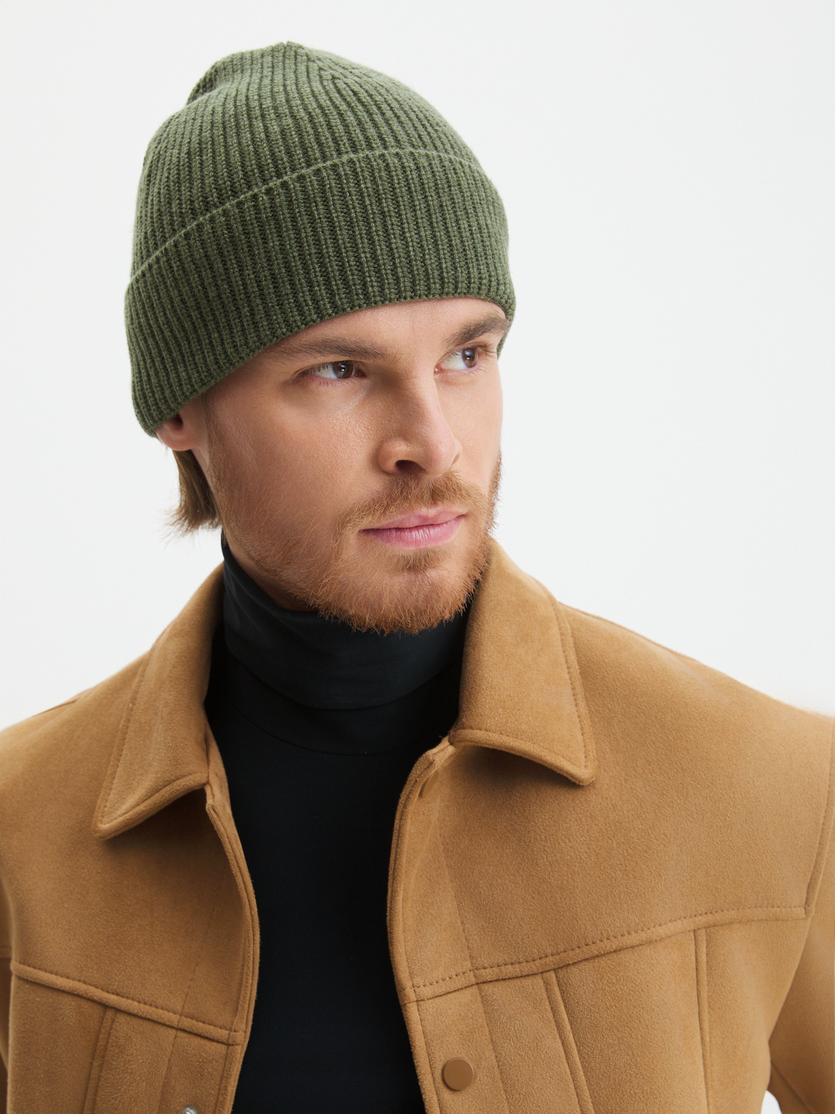 Мужская шапка CALZETTI 4394849, серовато-зеленый