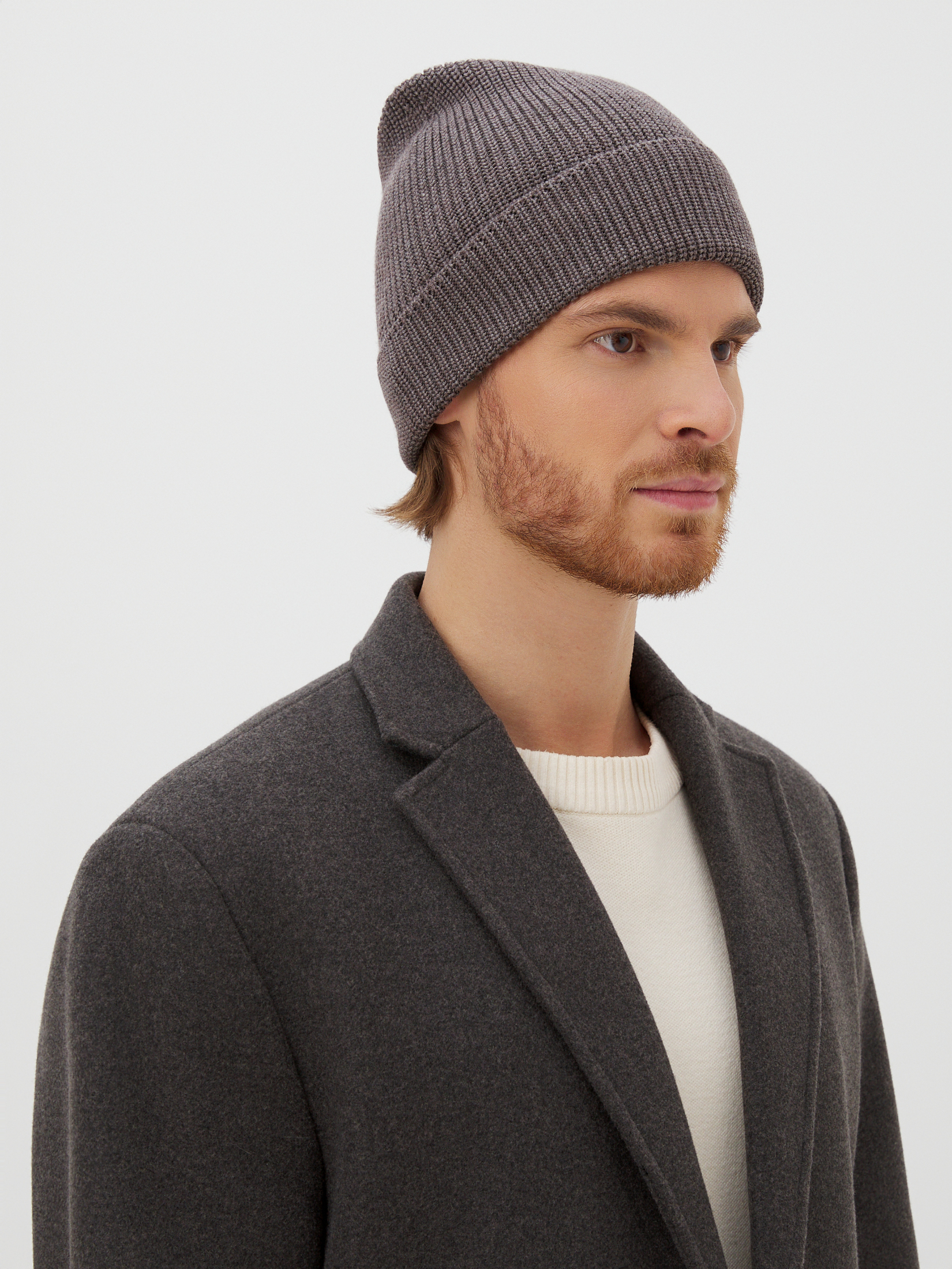 Мужская шапка CALZETTI 4394833, коричнево-серый