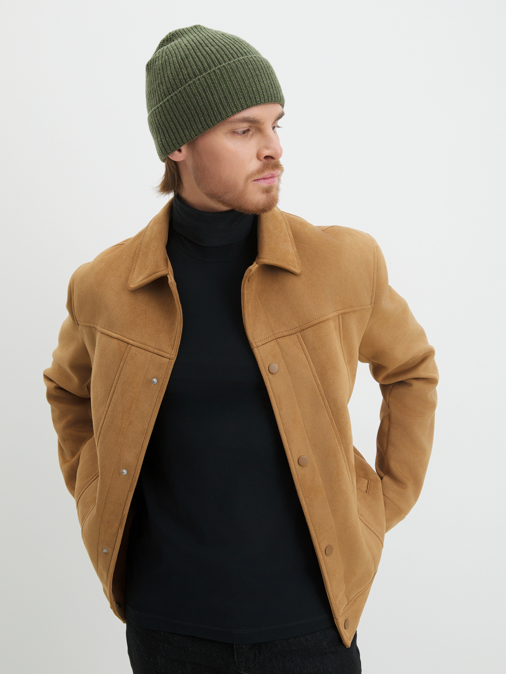 Мужская шапка CALZETTI 4394849, серовато-зеленый