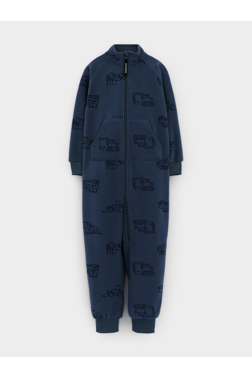 Crockid Комбинезон ФЛ 60005/н/9 ГР синий, дорожная техника Crockid