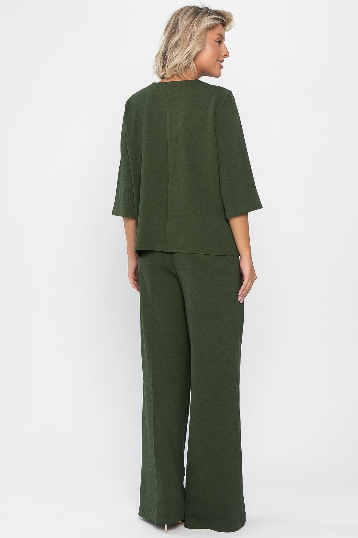 Костюм трикотажный Альберта (темно-зеленый) К14342-10М