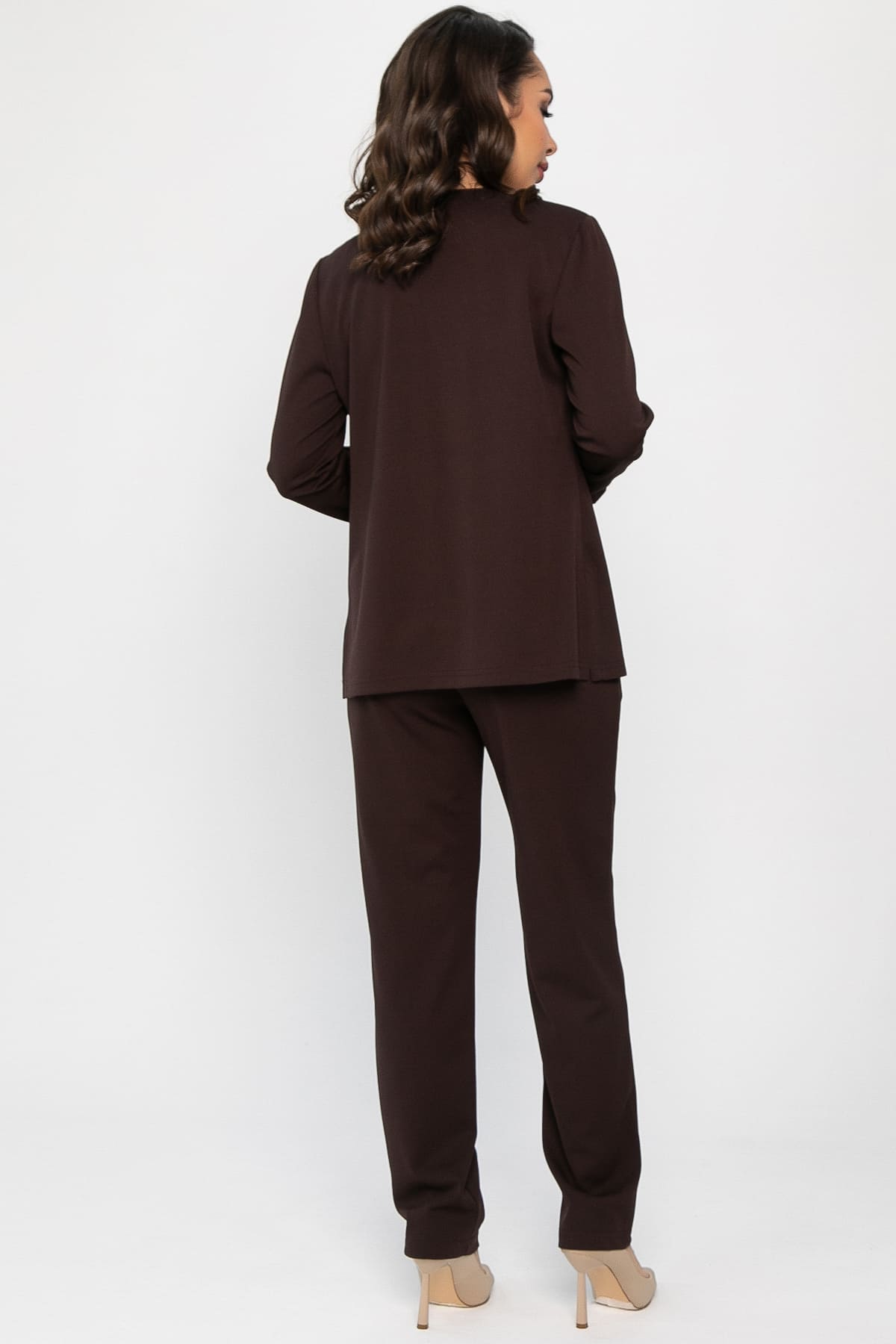 Костюм брючный Альпия (шоколад) К14300-9М