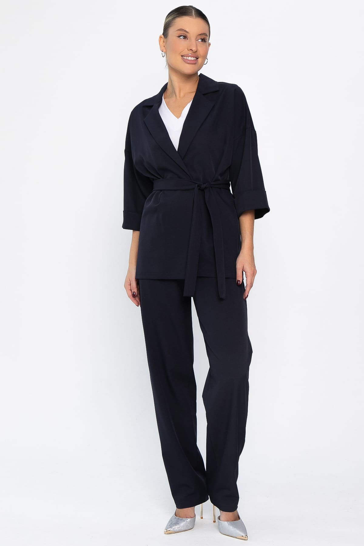 Костюм брючный Скрипка (синий) К14377-12М