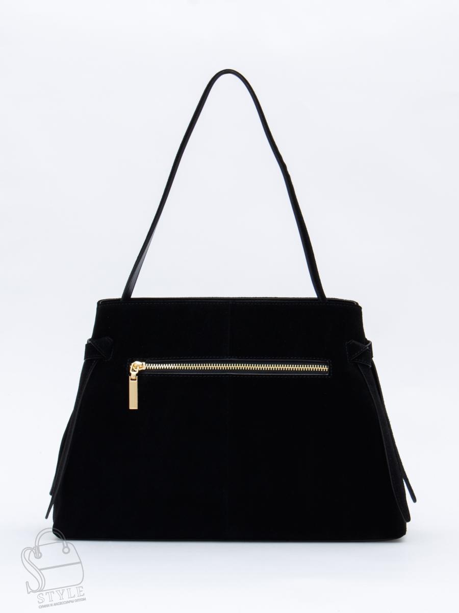 Сумка женская кожаная 1026M black Polina&Eiterou