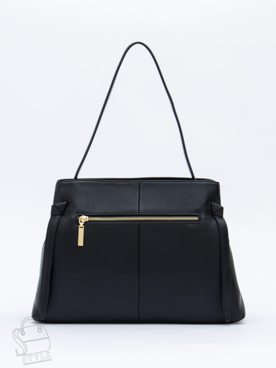 Сумка женская кожаная 1026-1MP black Polina&Eiterou