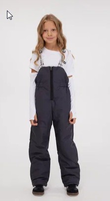 ЗС1-048/1 Полукомбинезон графит 104 р.