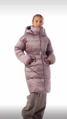 ЗС-960/1 Пальто д/девочки св.фиолет 128 р.