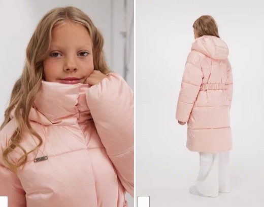 ЗС-960/1 Пальто д/девочки персик 146 р.