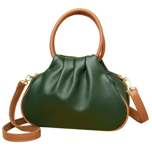 Женская кожаная сумка 76295 GREEN