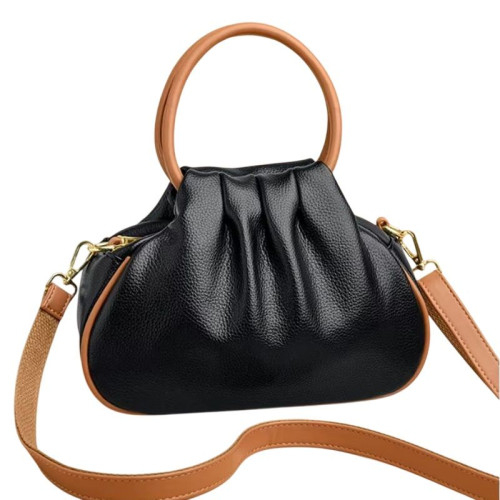 Женская кожаная сумка 76295 BLACK