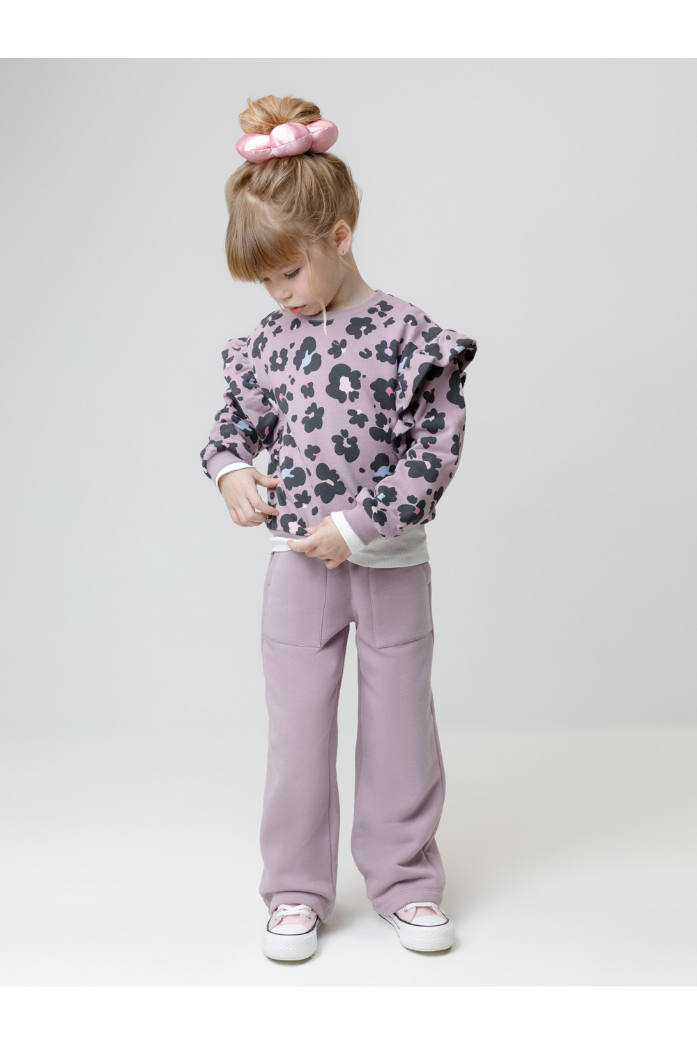 Crockid Брюки КР 400844 сиреневый 3304 к619 Crockid
