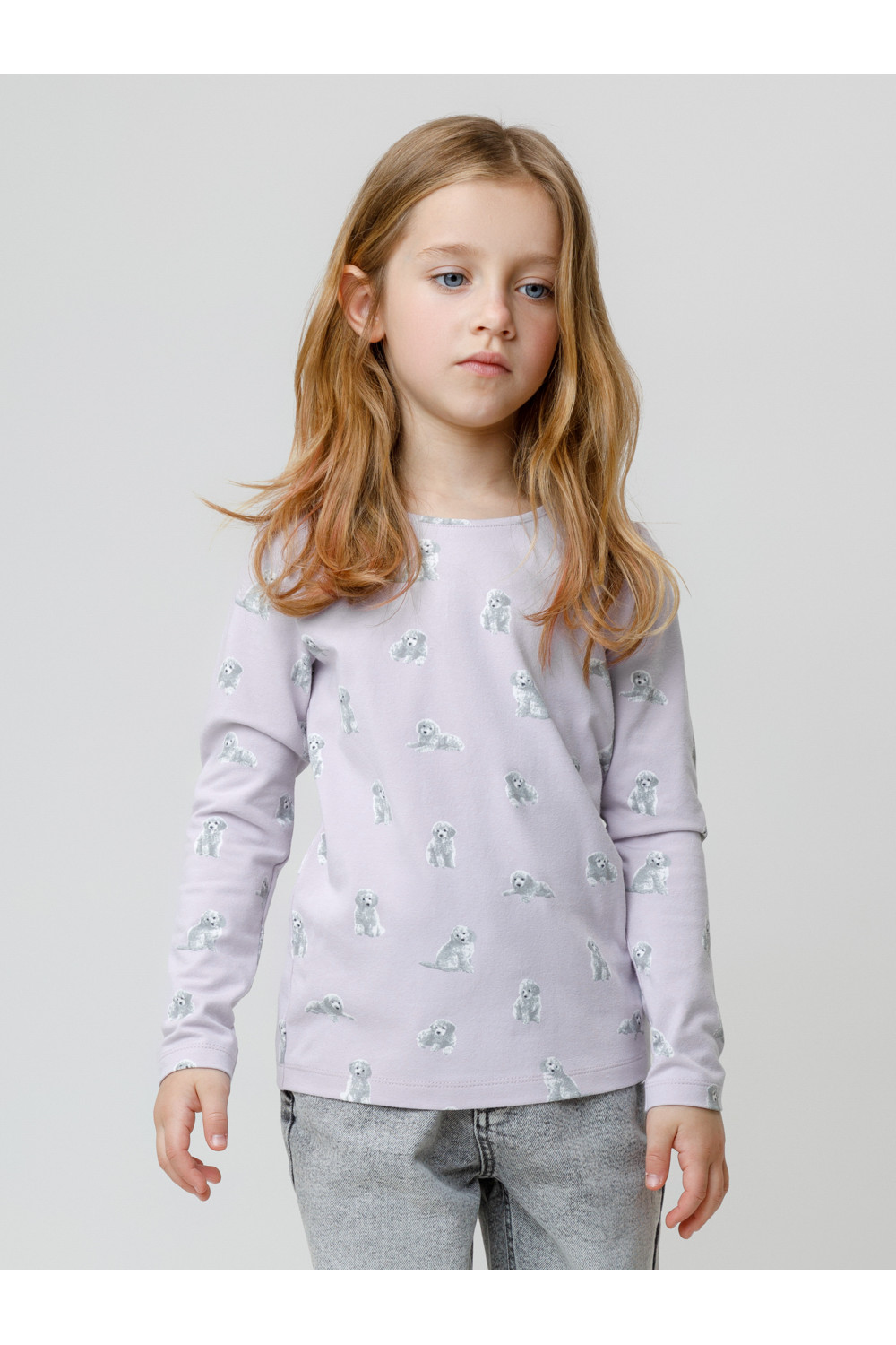 Crockid Лонгслив КР 302880 сиреневый 3710 Н090 к647 Crockid