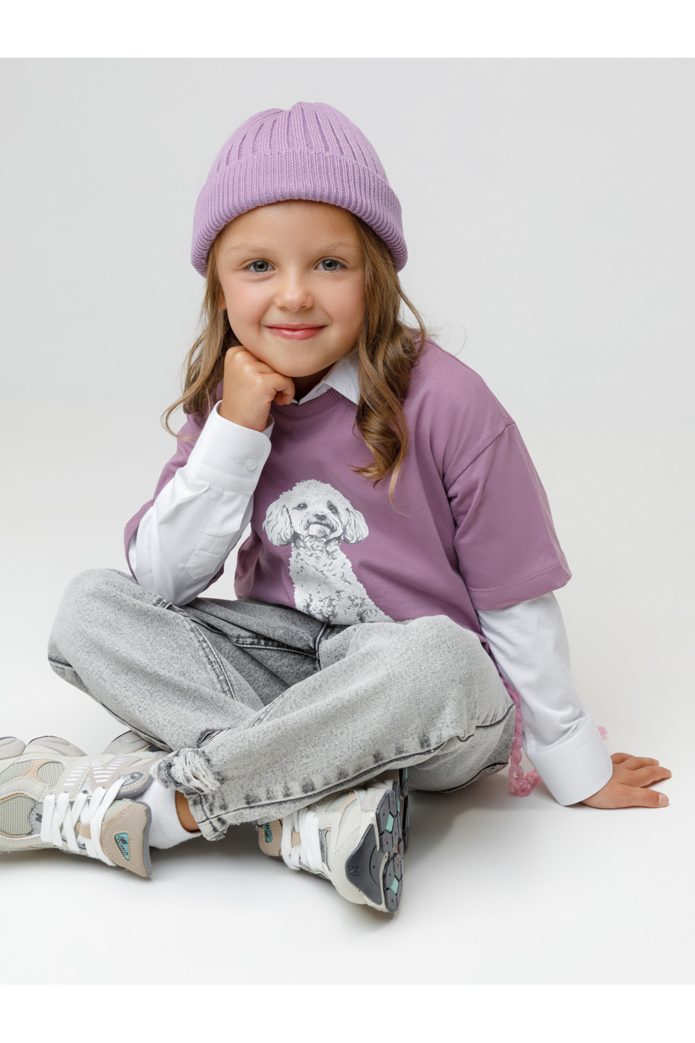 Crockid Фуфайка КР 302882 лиловый 3220 к649 Crockid