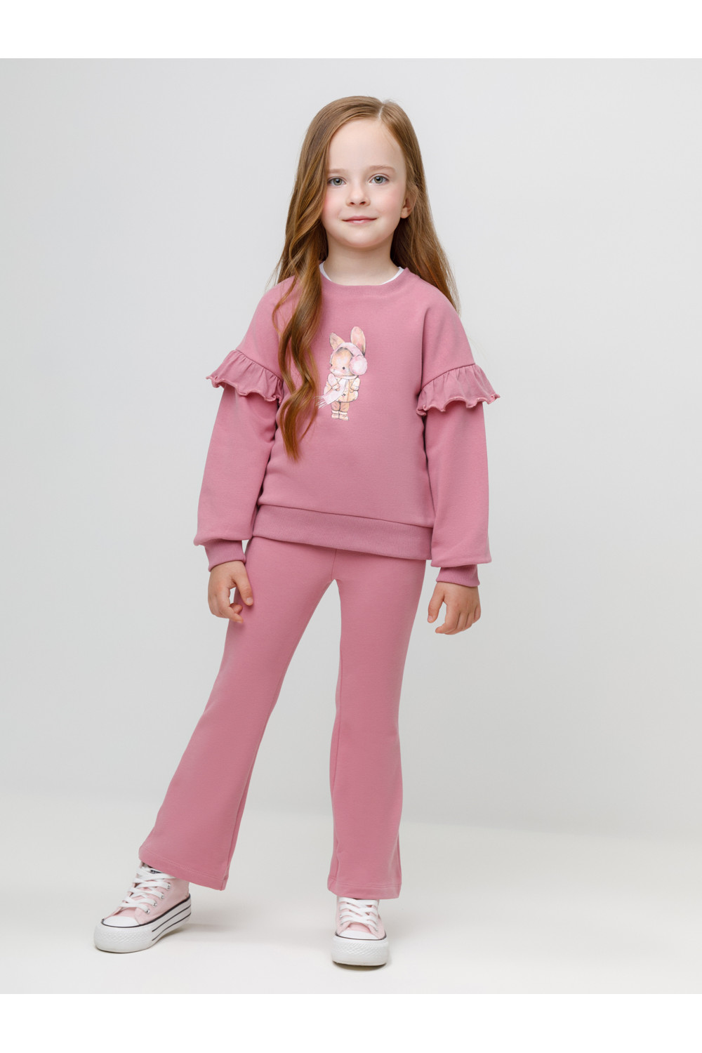 Crockid Брюки КР 400871 темно-розовый 1710 к643 Crockid
