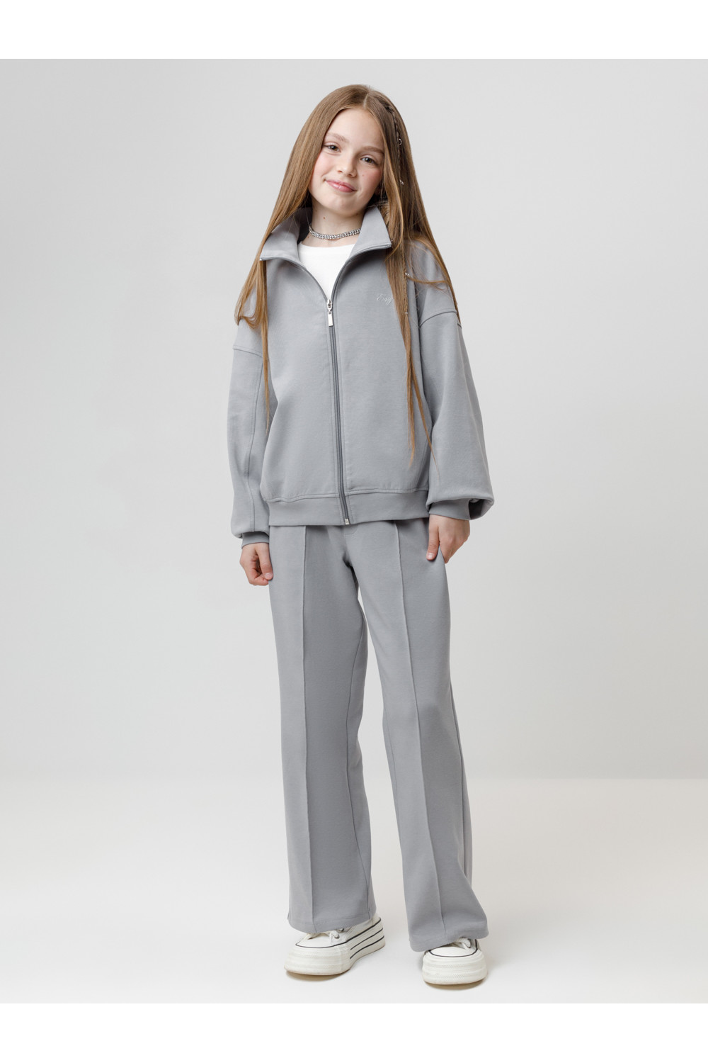 Crockid Брюки КР 400878 серый 3911 к655 Crockid