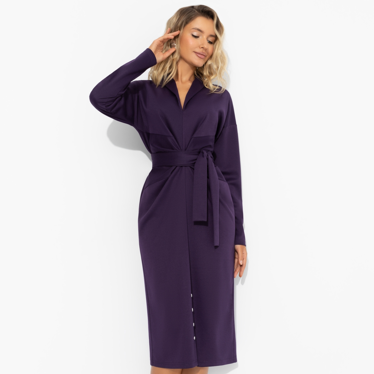 Платье-футляр акцентное по талии, Эйфория стиля (роскошная)