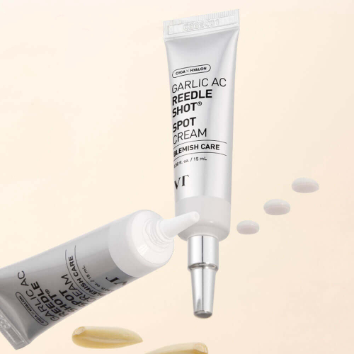 VT COSMETICS/Локальный крем с микроиглами и чесноком VT Cosmetics Garlic AC Reedle Shot Spot Cream 15 мл.