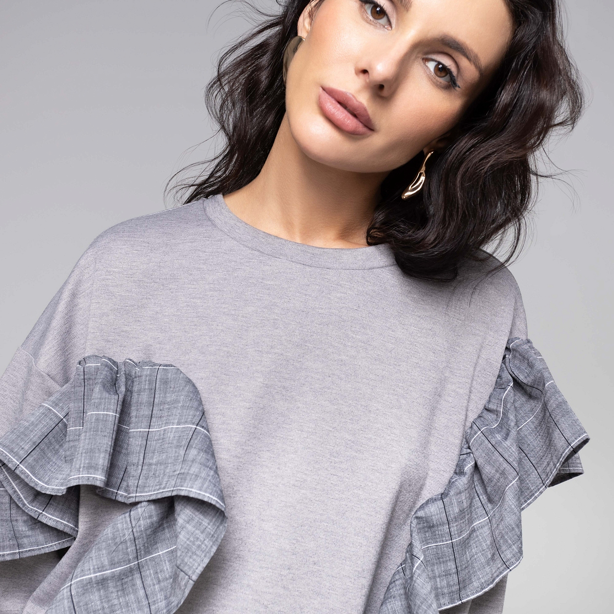 Лонгслив в стиле пэчворк, Гардеробная магия