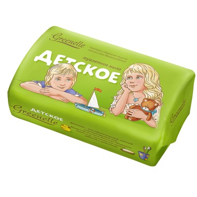 Мыло туалетное твердое  ДЕТСКОЕ 90г