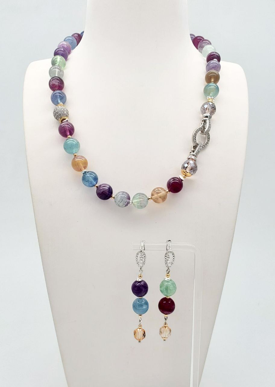 91001491 Колье Роман с камнем - Флоренс