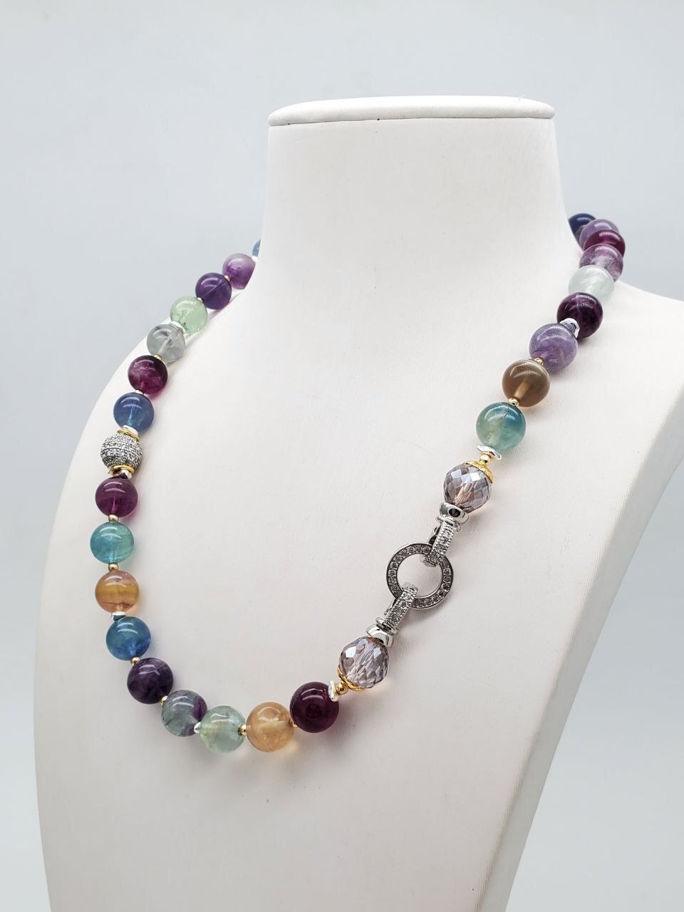 91001491 Колье Роман с камнем - Флоренс