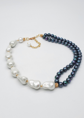 91001084 Колье SELENA PEARLS