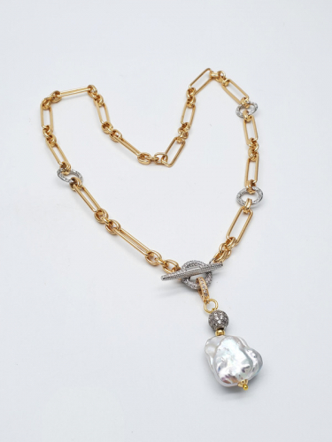 91001108 Колье SELENA PEARLS