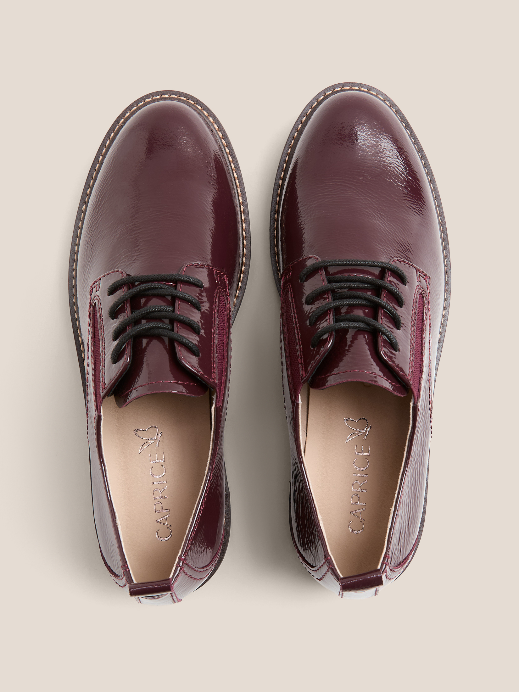 Женские дерби CAPRICE FREYA 4578706, бордовый