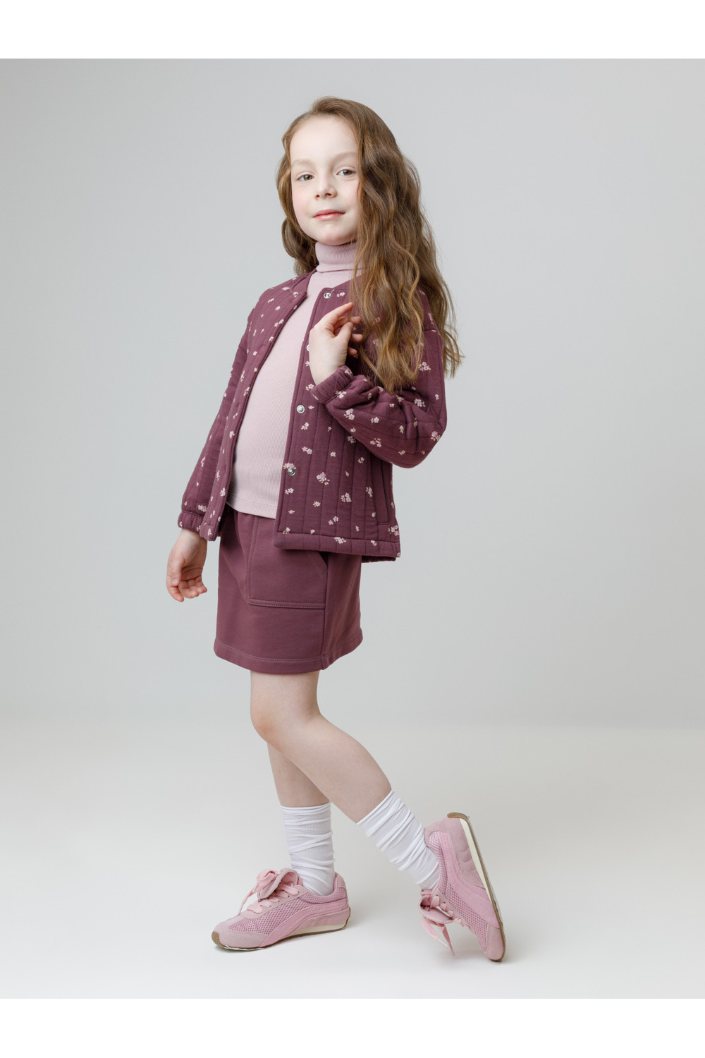 Crockid Юбка КР 7149 бордовый 1411 к651 Crockid