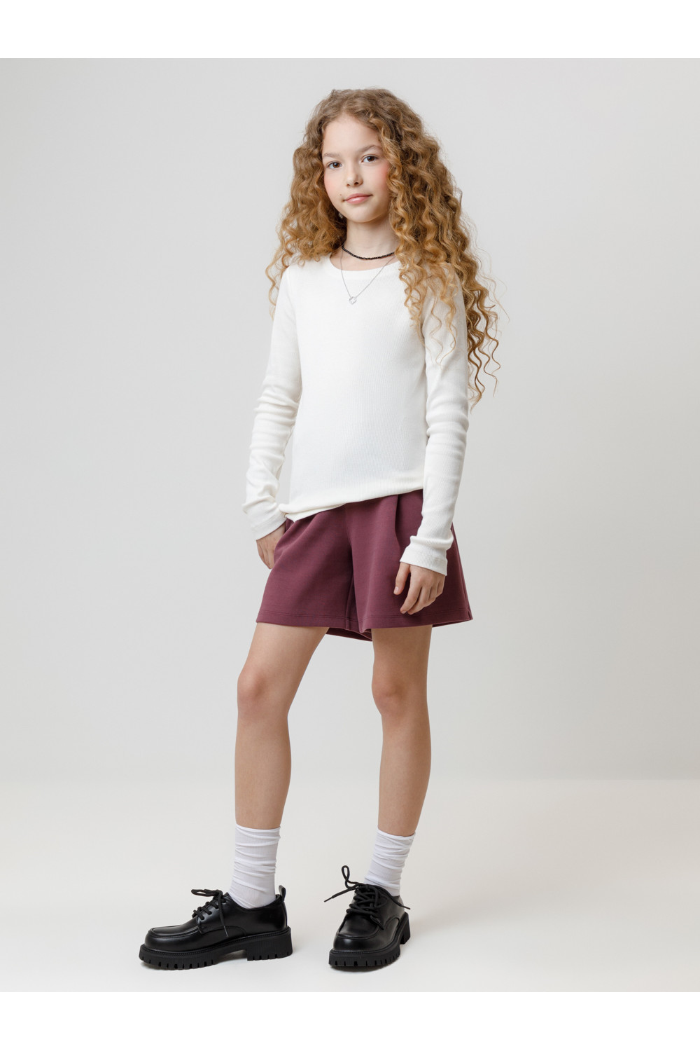 Crockid Шорты КР 400877 бордовый 1411 к653 Crockid