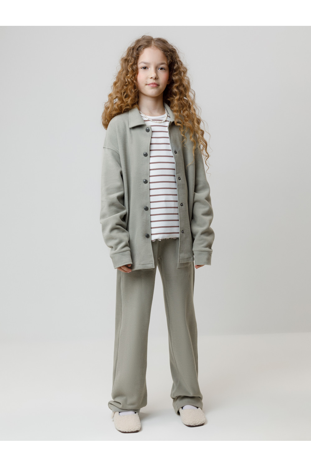Crockid Брюки КР 400843 лесной туман к583 Crockid