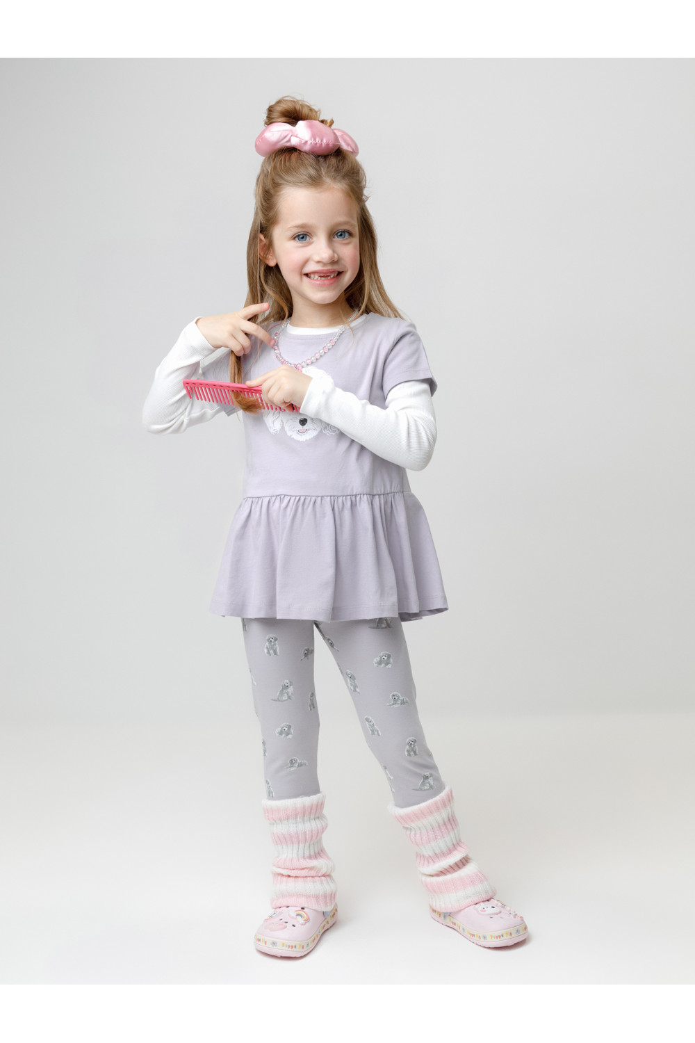 Crockid Брюки КР 4074 сиреневый 3710 Н090 к647 Crockid