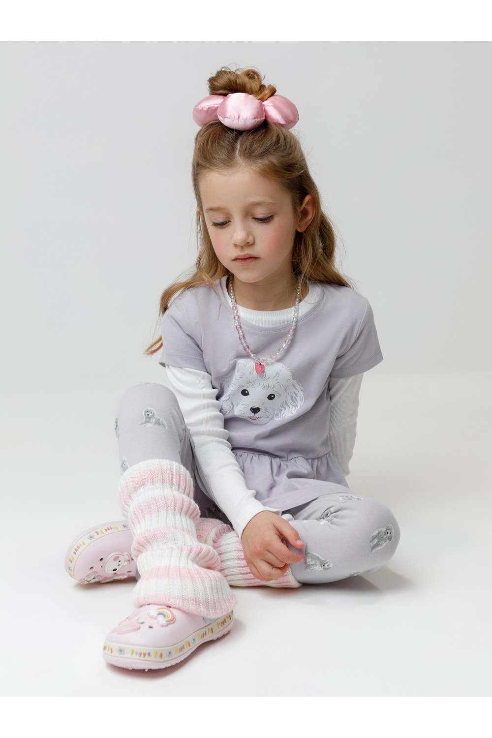 Crockid Брюки КР 4074 сиреневый 3710 Н090 к647 Crockid