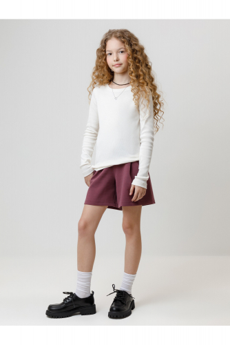 Crockid Шорты КР 400877 бордовый 1411 к653 Crockid
