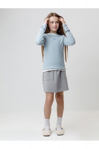 Crockid Юбка КР 7153 серый 3911 к655 Crockid