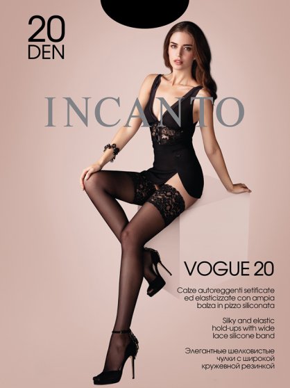 Чулки классические, Incanto, Vogue 20 aut. оптом