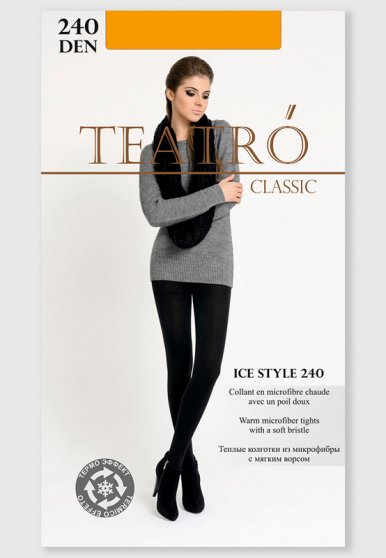 Колготки теплые, Teatro, Ice Style 240 color оптом