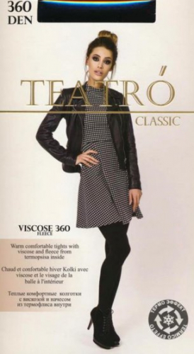 Колготки теплые, Teatro, Viscose 360 fleece оптом