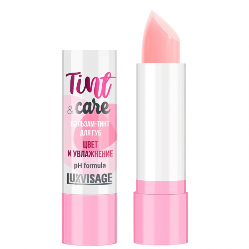 Бальзам-тинт для губ Tint & care pH formula цвет и увлажнение тон 01 Rose