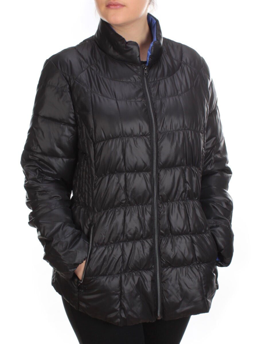 B-32 BLACK Куртка демисезонная женская NO NAME (50 гр. синтепон)