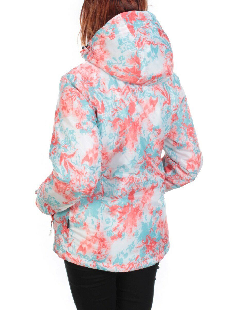 W1605-2 PINK PRINT Куртка горнолыжная женская ERUITOR (100 гр. холлофайбера)