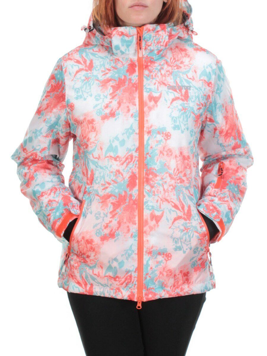 W1605-2 PINK PRINT Куртка горнолыжная женская ERUITOR (100 гр. холлофайбера)