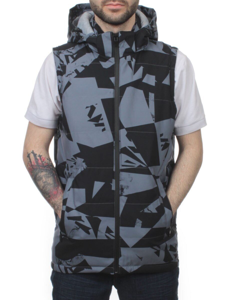 2122 GRAY Жилет мужской (100 гр. синтепон)