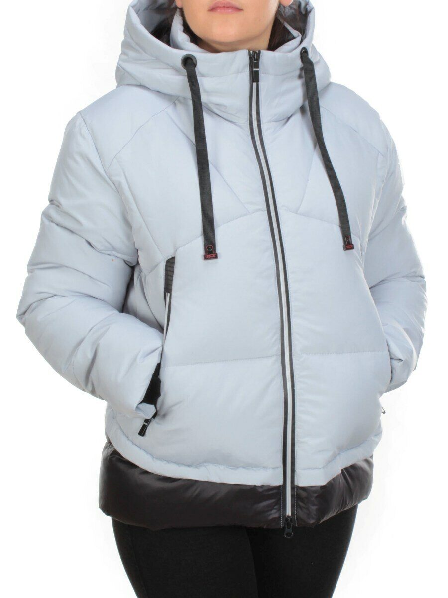 21068 LT. BLUE Куртка зимняя женская FLANCE ROSE (200 гр. холлофайбера)