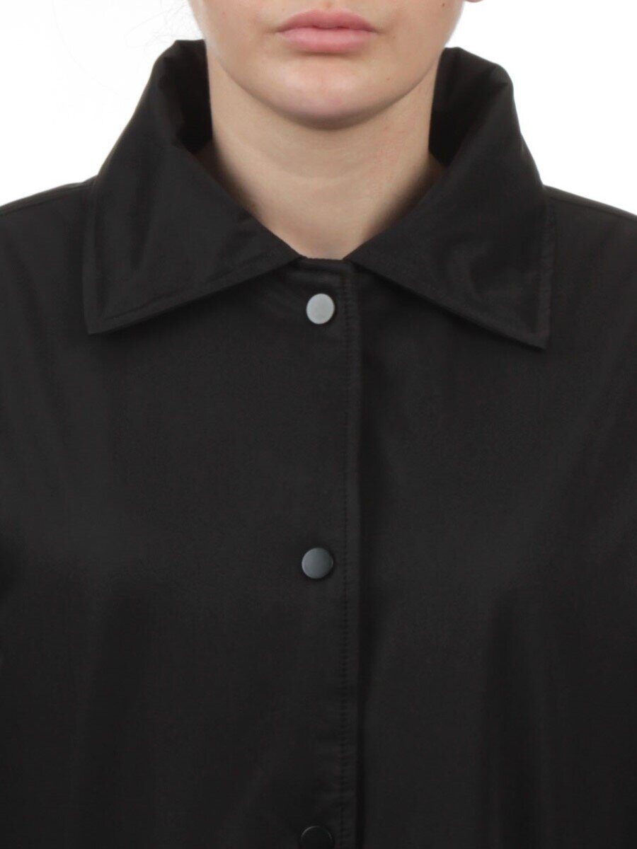 H24-216 BLACK Куртка демисезонная женская (100 гр. синтепон)