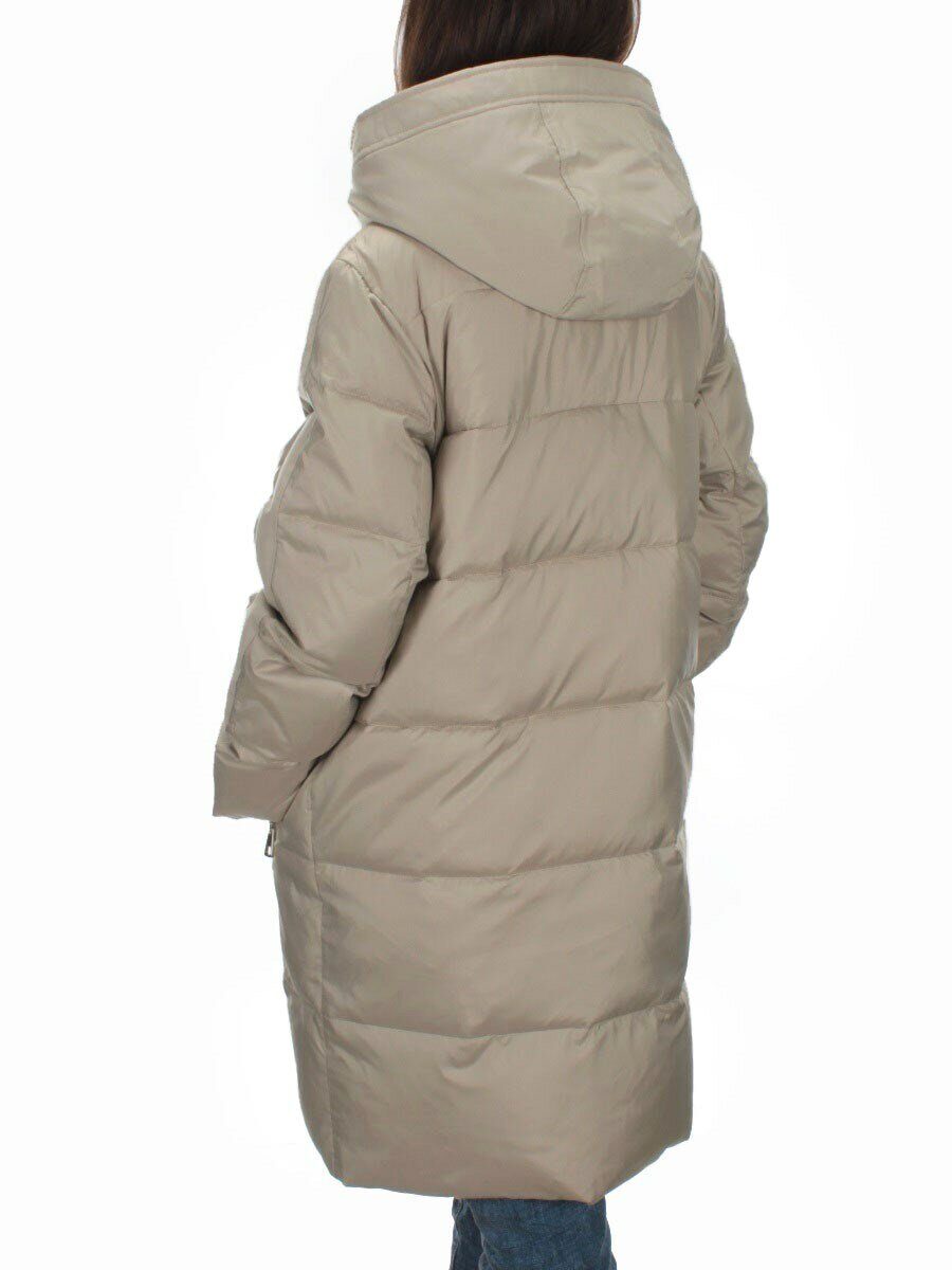 C223 GRAY/BEIGE Куртка зимняя женская (200 гр. холлофайбера)